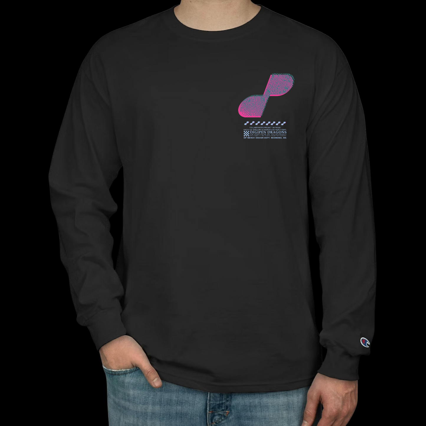 Kacey's Screen Print on Black