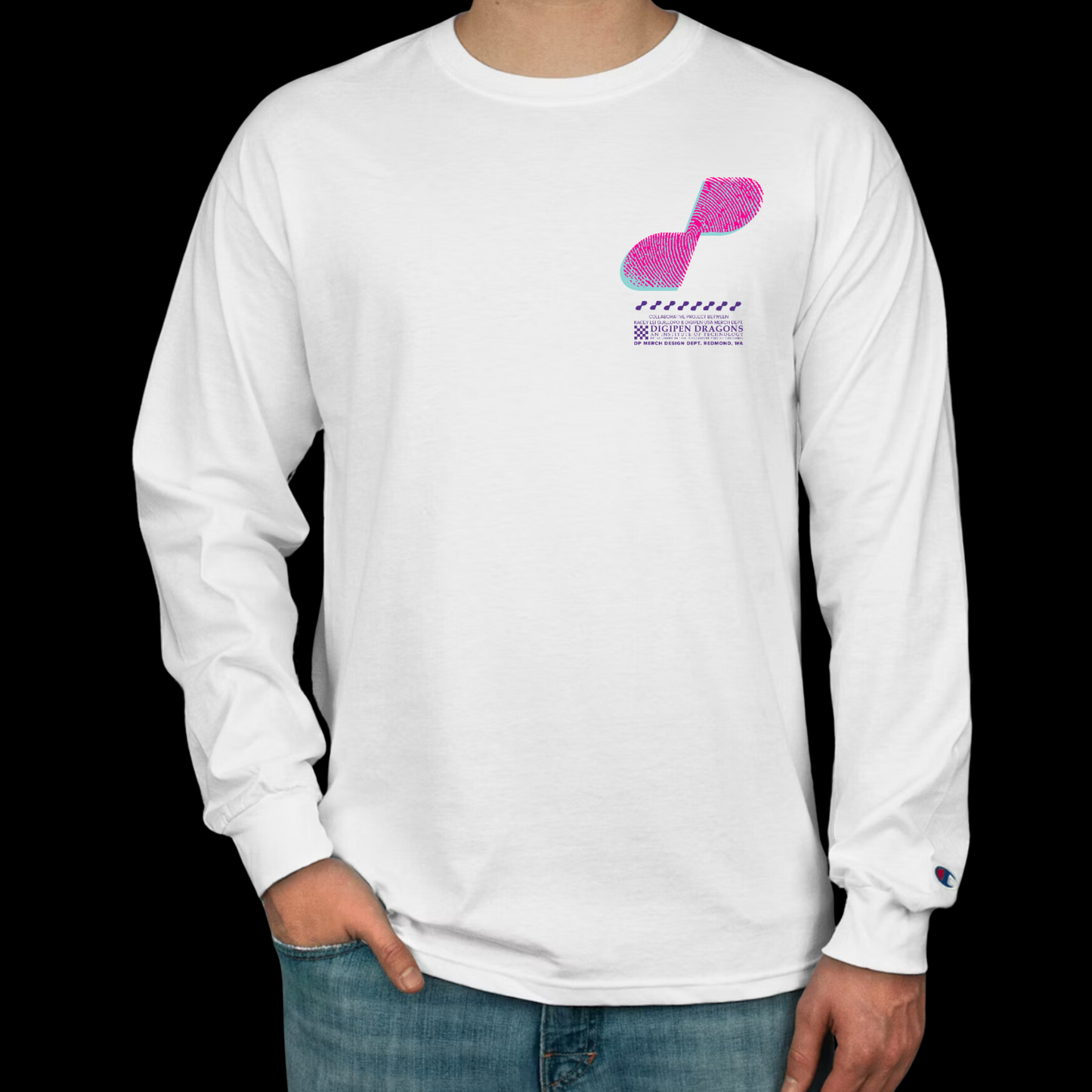 Kacey's Screen Print on White