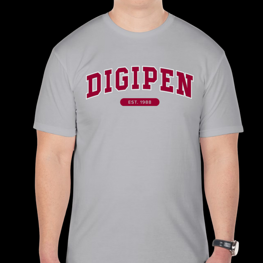 DigiPen College Shirt in Cloud Dragon Gray