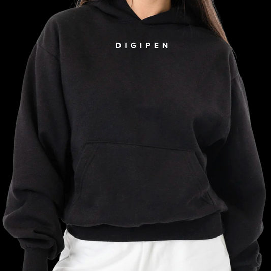 Ultimate Embroidered Black Hoodie - LA Apparel